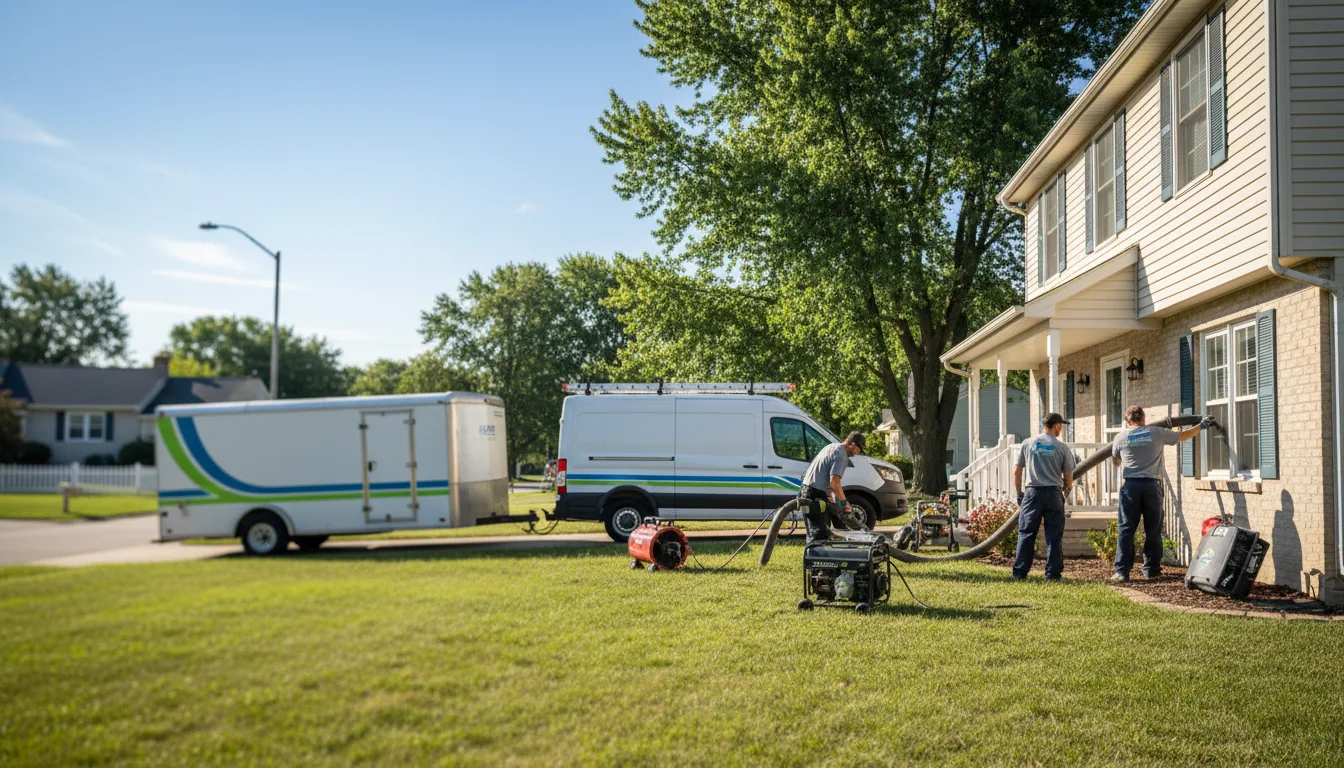 Flooded Basement Restoration And Cleanup With Repair in Hayesville, OH near me